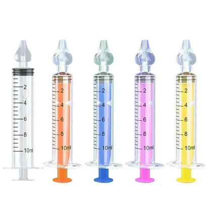 Rhinitis Nasal Irrigator Washing for Children Silicone Baby Nasal Aspirator Syringe Baby Nose Cleaner Kids Nasal Washer Reusable