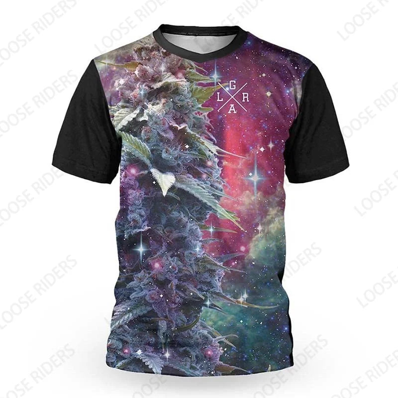 2022 Loose rider short sleeve jersey MX MTB Mountain Bike Jersey BMX Enduro Cycling shirt DH men's motocross sportswear