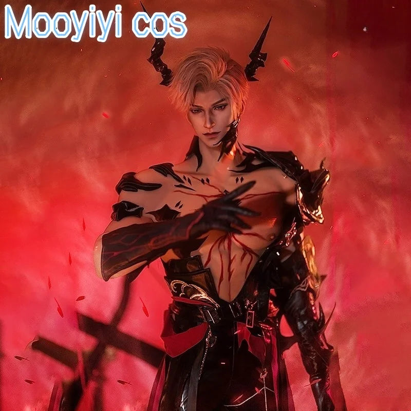 Game Love and Deepspace dragon Sylus Cosplay Costume Halloween Christmas New Dragon horn tail Costume Newly 2026 Costume