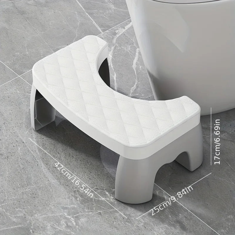 Universal Squatty Potty Toilet Stool - Waterproof Foot Stool for Adults, Kids, Seniors & Pregnancy Support