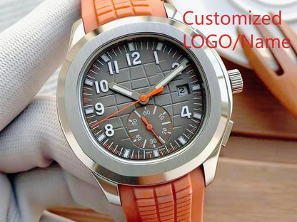 A11 Store Customized Watch 40mm Men's Sport Watch Automatic Mechanical Watches 904L Stainless Steel Black Blue Rubber