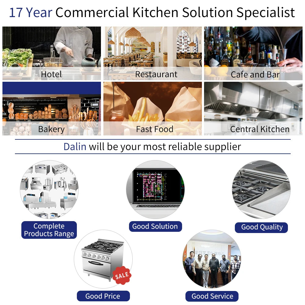 Premium Hotel Restaurant Kitchen Equipment Set Including Buffet Supplies And Commercial Cooking Machinery