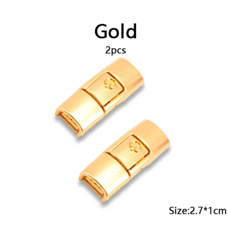 New Colorful Shoelaces Press buckle Metal Shoelace Clip Press Lock Kids Adult Shoes Accessories AF1 Sneaker Kits Metal Laces Tip
