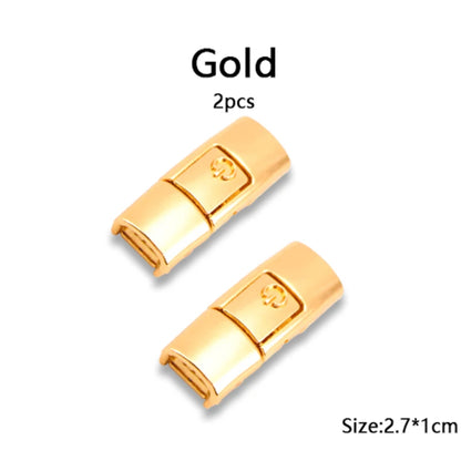 New Colorful Shoelaces Press buckle Metal Shoelace Clip Press Lock Kids Adult Shoes Accessories AF1 Sneaker Kits Metal Laces Tip