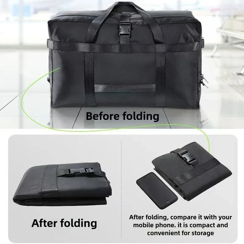 Extra Large Travel Duffle Bags Foldable Oxford Moving Tote Airline Checked Luggage Waterproof Storage Water Resistant Heavy Duty