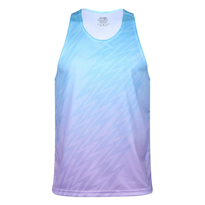 Men's Sports Vest Marathon Running Sleeveless Quick Drying Vest Ultra Light Track Field Polyester Jersey Breathable Sportswear