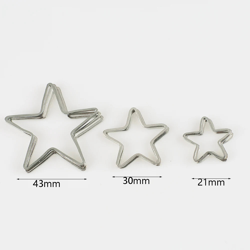 20Pcs Gold Silver Hollow Frame Bezel Charms Pendants Geometric Connectors for Jewelry Making Suppliers Diy Earings Accessories