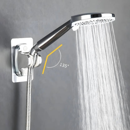 Adjustable Shower Angle Adapter Polished Metal Swivel Shower Elbow Bathroom Fixture Easy Installation High Pressure Resistance