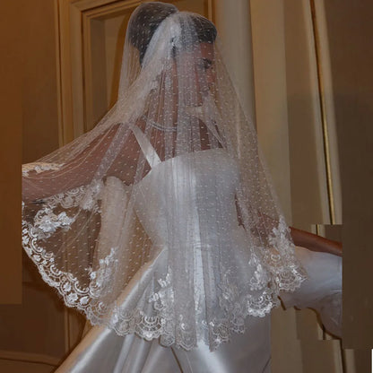 Customized Square Neck Straight Wedding Dresses White Satin Ankle Length Bride Dress with Detachable Train Church Robe De Mariag