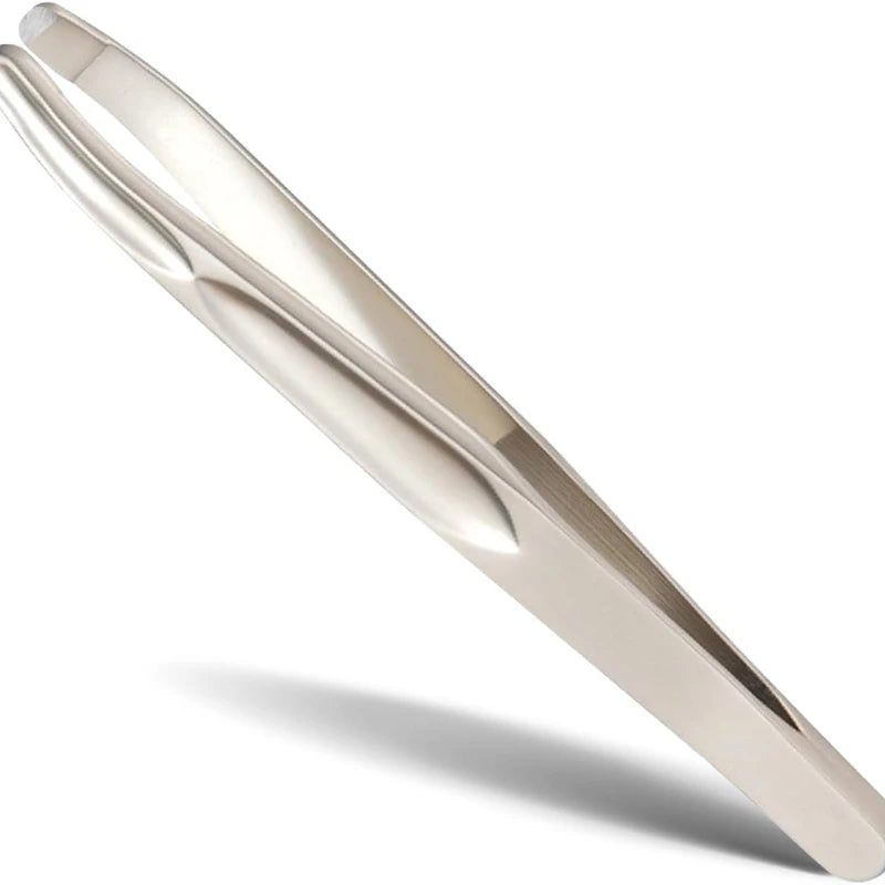 Stainless Steel Round Head Tweezers Eyebrow Tweezers Hair Removal Tweezers Suitable for Men and Woman Gifts