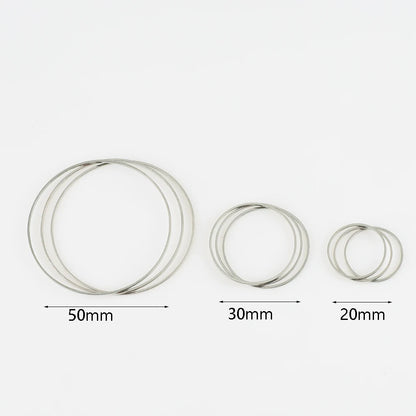 20Pcs Gold Silver Hollow Frame Bezel Charms Pendants Geometric Connectors for Jewelry Making Suppliers Diy Earings Accessories