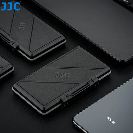 JJC 4-Slot Waterproof M2 2280 SSD Storage Case Holder for M.2 2280 Solid State Drive Anti-Static
