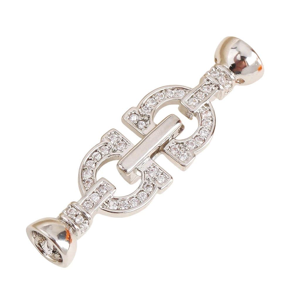 Juya Creative Copper Fasteners Connector Decoration Locks Clasps Accessories For DIY Needlework Beads Gems Pearls Jewlery Making