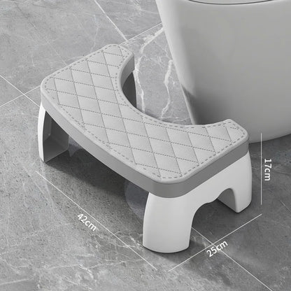 Universal Squatty Potty Toilet Stool - Waterproof Foot Stool for Adults, Kids, Seniors & Pregnancy Support