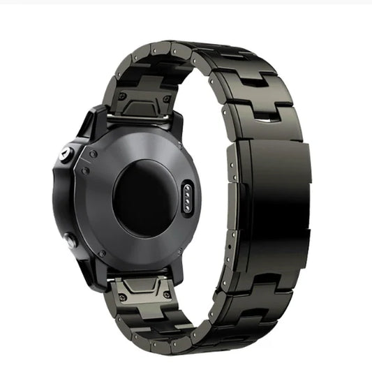 Garmin 22mm 26mm Quick Fit Titanium Metal Watch Band Bracelet For Fenix 7X 7 6X Pro 5X Plus/ Instinct/Epix Strap Wristband