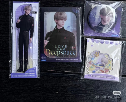 Official LAWSON X Love and Deepspace Collaboration Merchandise Badge Bookmark Acrylic Stand Postcard Transparent Card in Stock