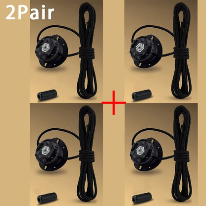 Fashion Swivel Buckle Laces Automatic Shoelace Without ties Kids Adult Sneakers No Tie Shoe laces Shoe accessories 1Pair/2Pair