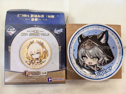 Honkai: Star Rail Castorice Cyrene Aglaea Phainon Anaxagoras Genuine Anime Cosplay Ceramic Saucer Cartoon Small Plate Dish Gift
