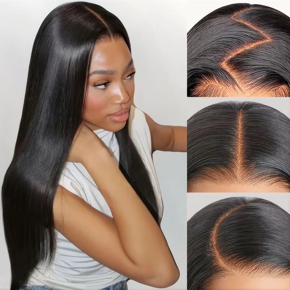 18-46 Inch Straight Human Hair Wigs 13x4 13x6 HD Lace Frontal Wigs For Women Glueless Bone Straight Lace Front Human Hair Wigs HD Lace Frontal Human Hair Wigs Straight 360 Lace Frontal Wig
