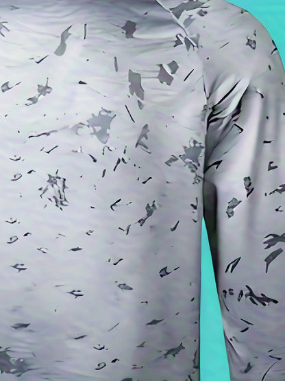 2026 Summer New Style Men's Long-Sleeved Shirt with 3D Fishing Pattern Print for Sporty and Casual Wear Comfortable and Soft