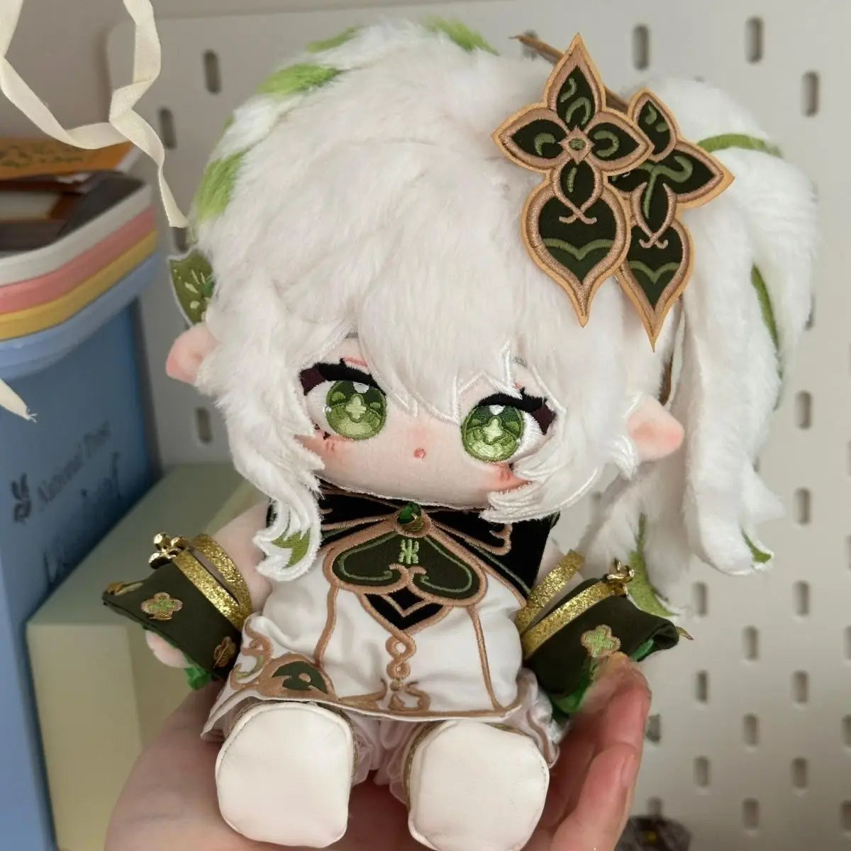 20cm Genshin Impact Nahida  Kawaii Plush Cotton Idol Stuffed Figure Can Change Clothes Birthday Gift