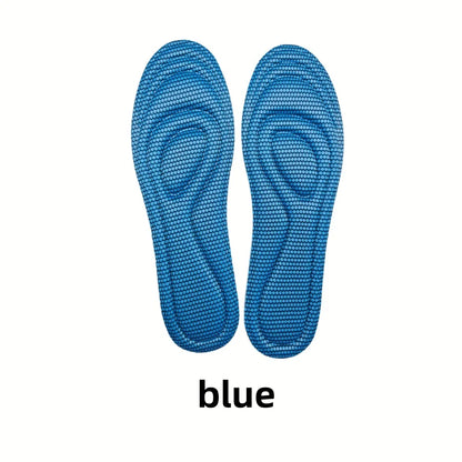 4Pcs Memory Foam Orthopedic Insoles for Shoes Antibacterial Deodorization Sweat Absorption Insert Sport Shoes Running Pads