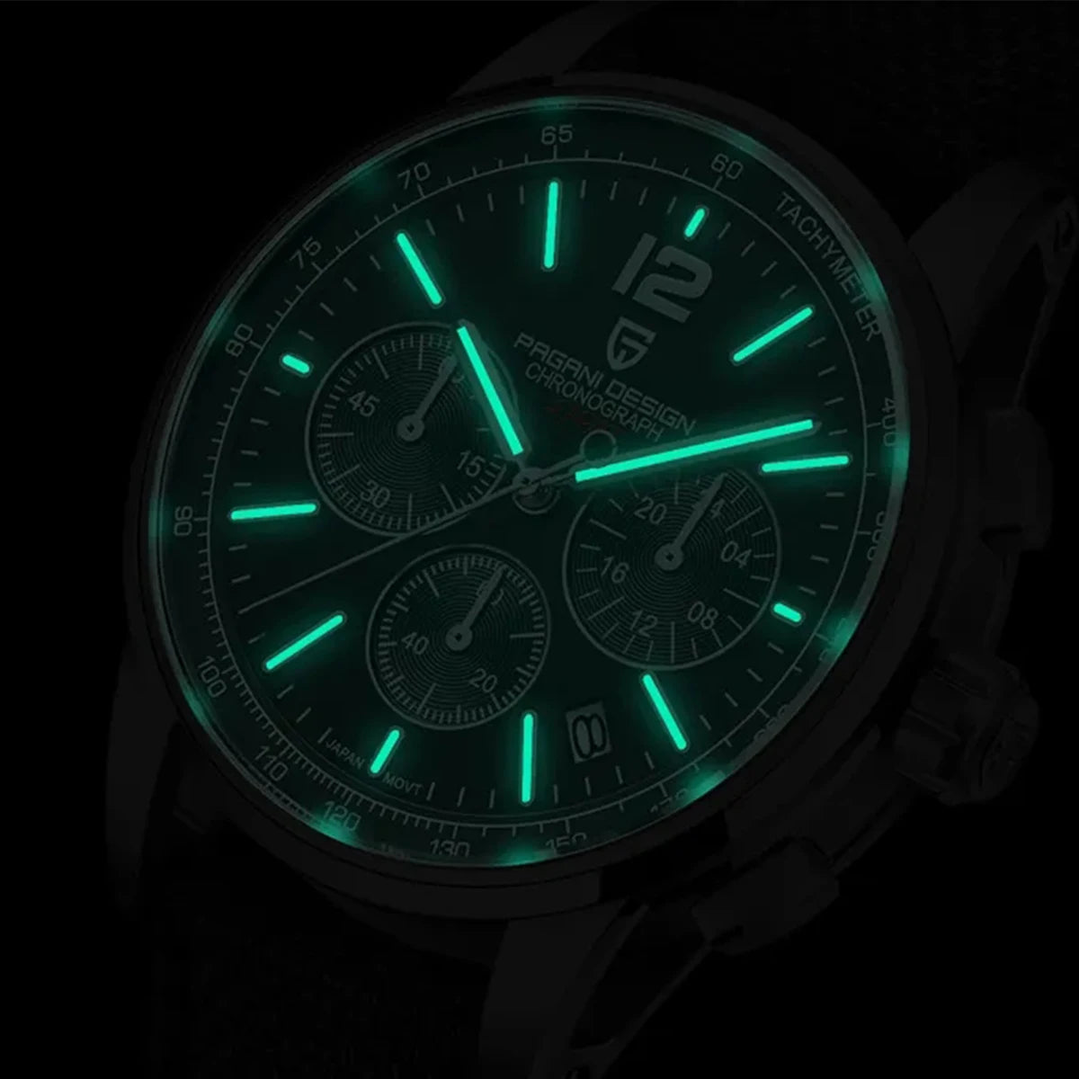 PAGANI DESIGN New Luxury Chronograph Men's Watch Top Brand Quartz Watch Sapphire Glass Stainless Steel Waterproof S Chronograph