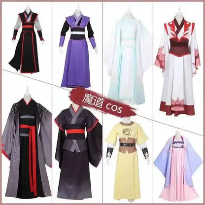 Wangji Wuxian Wei Jin Cheng Jiang Ling Yanli Lan Jiang Grandmaster Of Demonic Cultivation Han Fu Halloween Cosplay Costume