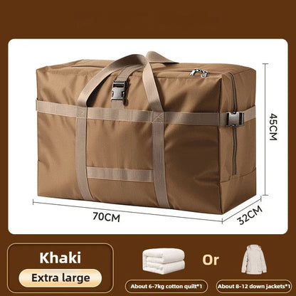 Extra Large Travel Duffle Bags Foldable Oxford Moving Tote Airline Checked Luggage Waterproof Storage Water Resistant Heavy Duty