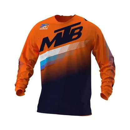 Fashion Sports Long-sleeve Top Outdoor Cycling Motorcycle Shirt Breathable Comfortable Trendy Print Casual Top