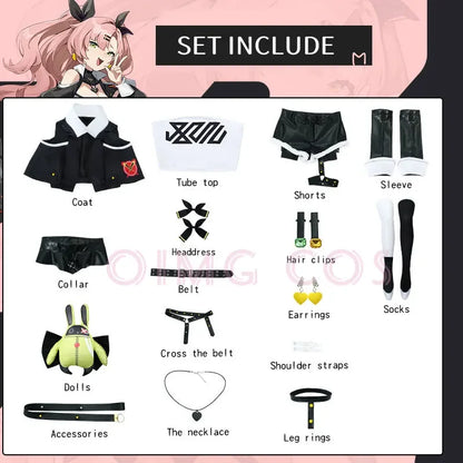 Nicole Demara Zenless Zone Zero Cosplay Costume Uniform Wig Anime Halloween Costumes Party  Masquerade Women Game