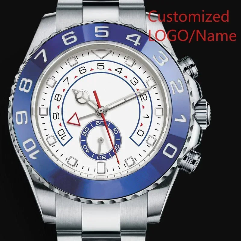 A88 Store 44mm Men's Luxury Wristwatch Master Automatic Mechanical Movement Sapphire Male Brand Clock Watches Customized