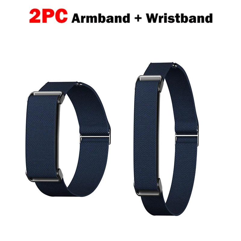 2PC Nylon Strap for Google Fitbit Air Straps Biceps Strap Fitness Tracker Replacement Band Adjustable for Google Fitbit Air Band