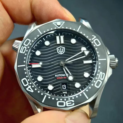 Watchdives WD007 V4 Automatic Dive Watch 200M Waterproof PT5000 Movement Titanium Case Sapphire Crystal Mens Watch With Gift