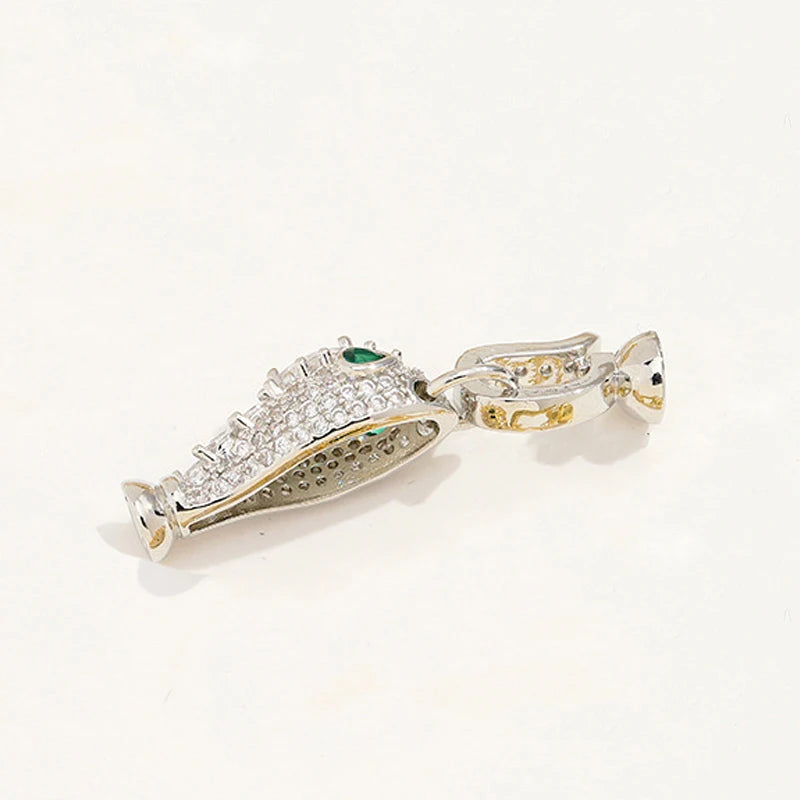 Juya 18K Gold Plated Decorative Sector Fastener Connector Lock Clasps Accessories For DIY Needlework Beads Pearls Jewelry Making