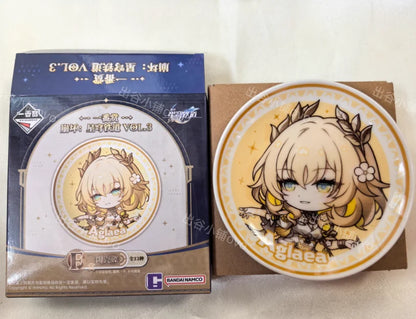 Honkai: Star Rail Castorice Cyrene Aglaea Phainon Anaxagoras Genuine Anime Cosplay Ceramic Saucer Cartoon Small Plate Dish Gift