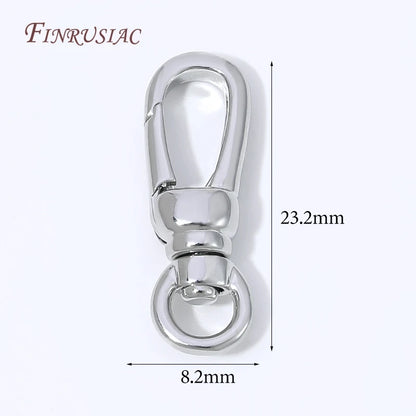18K Gold Plated Mini Heart Spring Clasp,Lobster Clasp DIY Jewelry Making Findings Necklace Bracelet Connector Hook Accessories