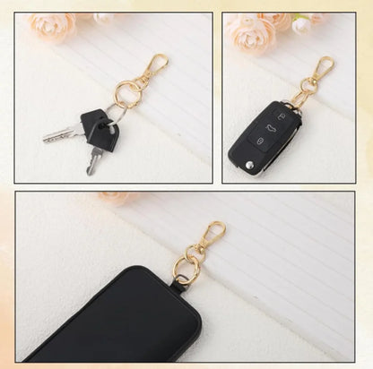3/6/15 Sets Swivel Snap Hooks Double Opening Keychain Clip Rings Metal Lobster Claw Clasp for Hardware Crafts Lanyard Making