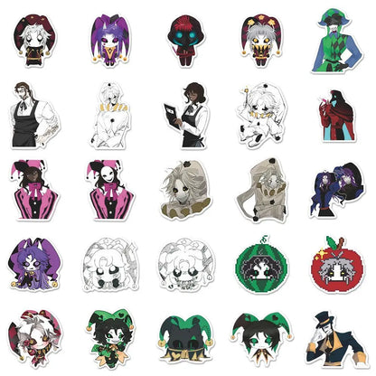 73PCS The Freak Circus Pierrot Anime Stickers Cartoon Graffiti Decals Helmet Skateboard Laptop Motorcycle Sticker Decor