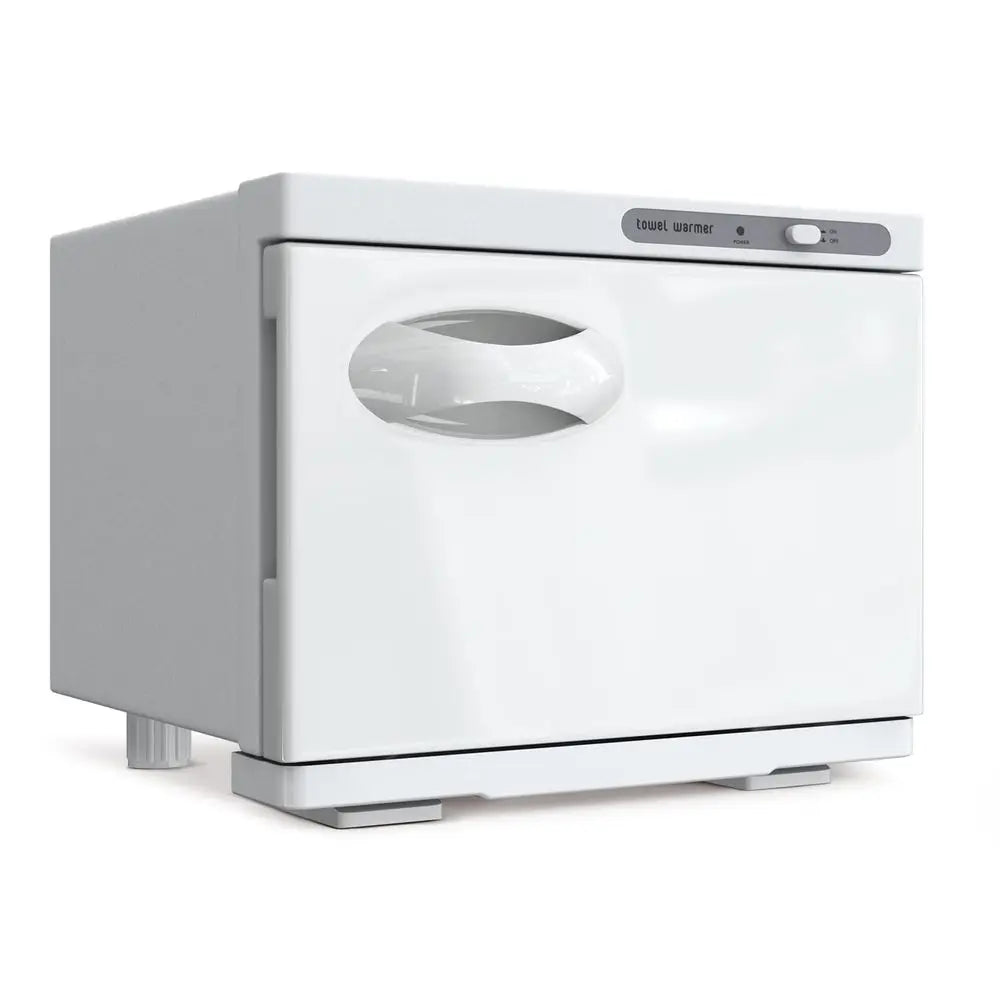 Compact 8L White Towel Warmer Cabinet for Spa, Beauty Salon, and Home Use