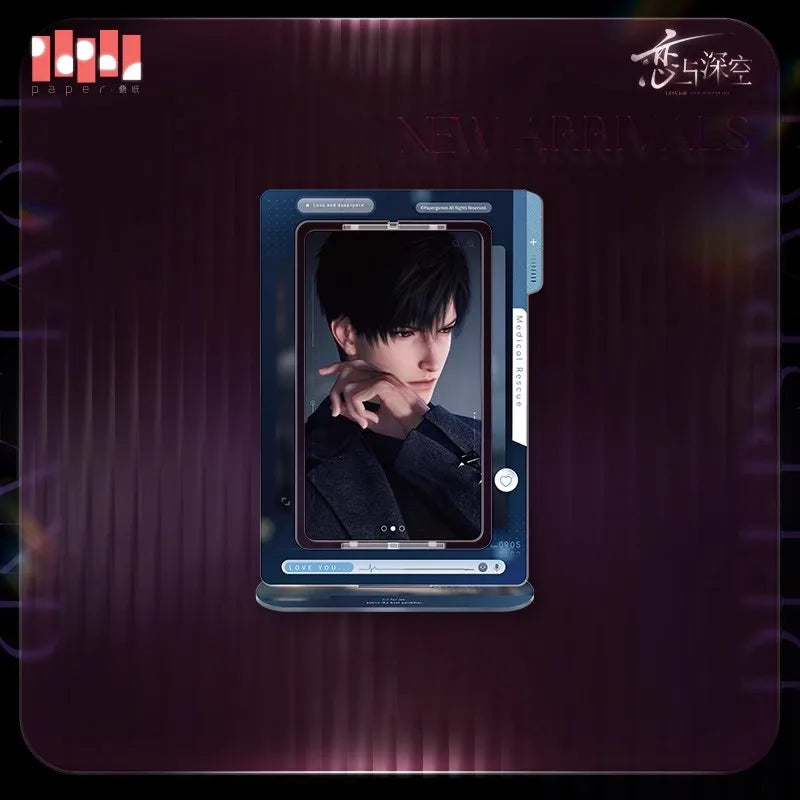[Official Merch] Love and Deepspace Xavier Zayne Rafayel Sylus Caleb Rotating Stand Card No Defense Zone Heartstring Symphony