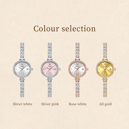 OLEVS 2998 Brand original authentic watch for woman Gift Box Bracelet simple quartz women's Watch