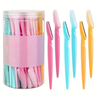 Wholesale 5/10/30/40pcs  Razor for Trimmer and Women Eyebrow and Men Shaver with Hair Razor and Face  Protective Cover,Safe rap
