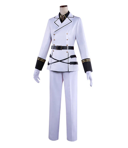 Anime Seraph of The End Hyakuya Mikaela Cosplay Costume Hyakuya Mikaela Suit Uniform Halloween Party Role Play Outfit for Men