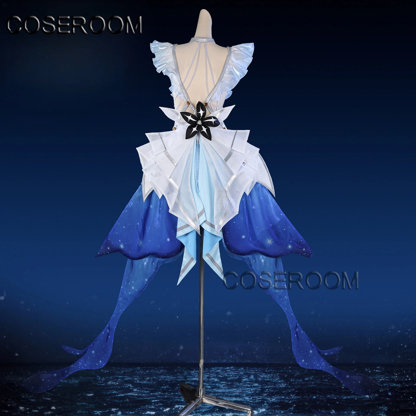 Anime Game Wuthering Waves The Shorekeeper Cosplay Costume Black Shores The Shorekeeper Cosplay Dress Outfis Wigs