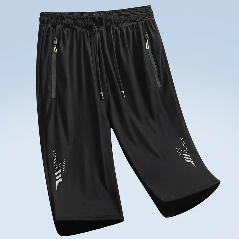 3XL Quick Dry Jogging Fitness Shorts Men Summer Sports Bottoms Thin Breathable Beach Short Pants Male Running Shorts Lightweight