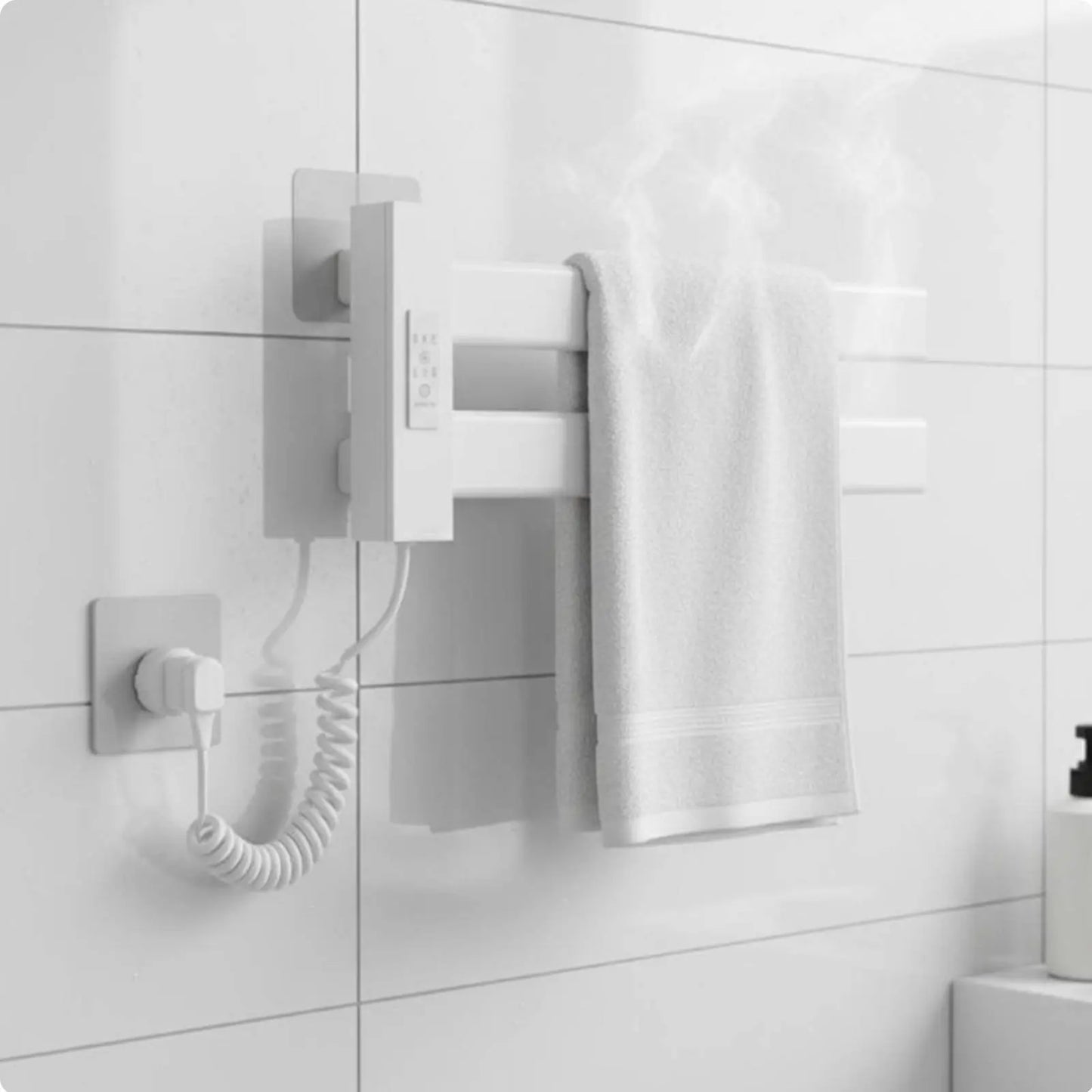 Smart Towel Heating Rack Quick Drying Electric Towel Warmer Bathroom Heater Timer Function Home Appliance IPX5 Waterproof