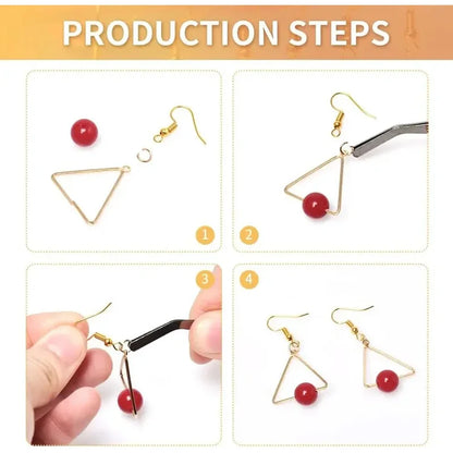 100/500pcs DIY Earring Findings Earrings Clasps Hooks Stainless Steel Hypoallergenic Earring Making Accessories Hook Earwire