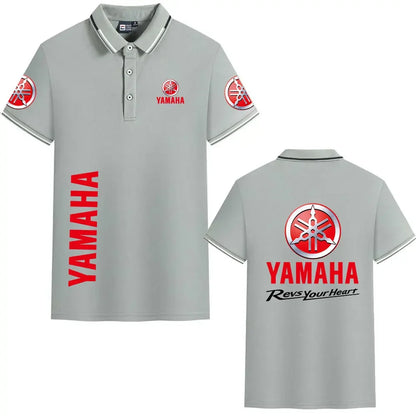 motorcycle Racing collared Yamaha POLO shirt cycling suit for men and women summer top short-sleeved T-shirt motogp fan clothing