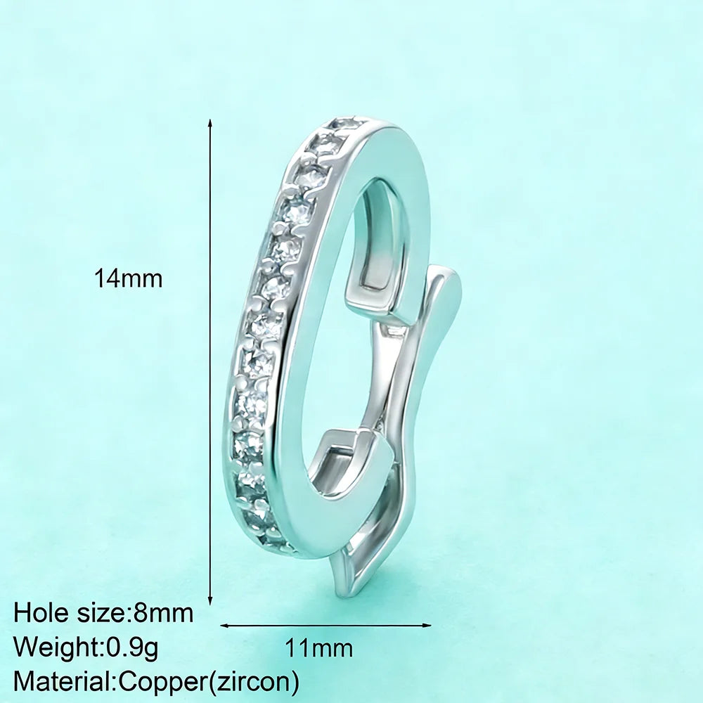 5pcs Fashion Bikini Button Charms Pendant For Jewelry Making Supplies Zircon Diy Earrings Bracelet Necklace Keychain Wholesale